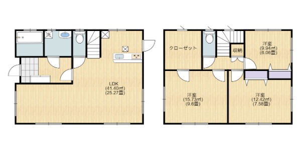 プレミアムシリーズのプレミアム35間取り図